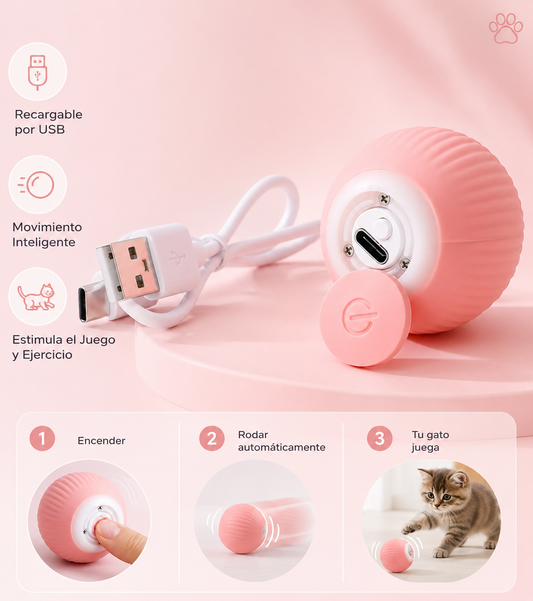 PELOTA LOCA RECARGABLE PARA MASCOТА